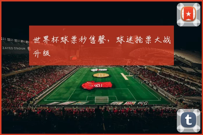 世界杯球票秒售罄，球迷抢票大战升级