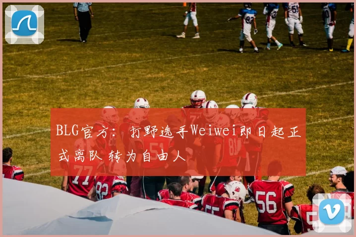 BLG官方：打野选手Weiwei即日起正式离队 转为自由人